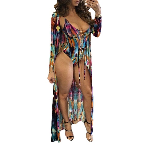 Other - New! Super Sexy One Piece Swimsuit w/ Cover Up